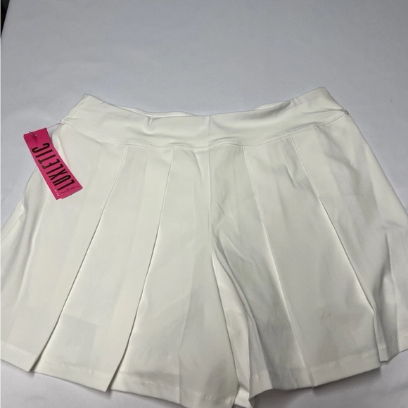 Lilly Pulitzer Womens Luxletic Frazer White Lined Skort Size 14 UPF 50+ $118 Nwt - Picture 2 of 4